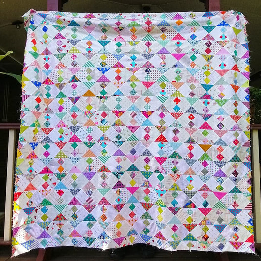 Feel The Tide PDF quilt pattern Scrap quilt throw quilt Thimbles and Needles patchwork