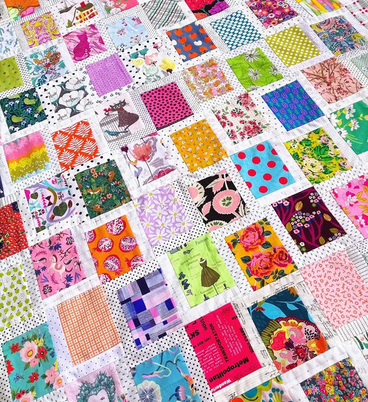 Flicker From View PDF quilt pattern fast scrap quilt Baby quilt Digital Download