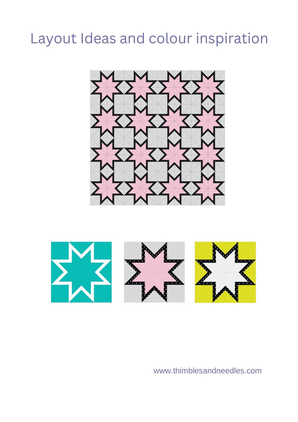Supernova Sparkle Star FPP Foundation Paper Piecing quilt block pattern Digital Download