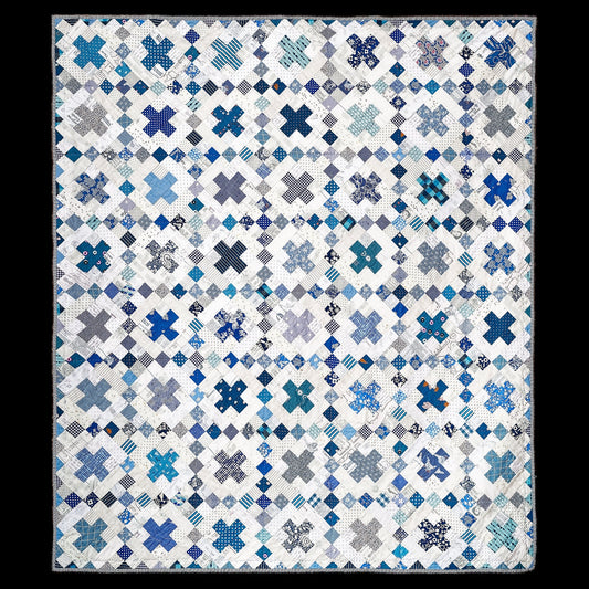 Blueberry Kisses quilt pattern, PDF quilt pattern, scrap quilt, baby quilt Digital Download