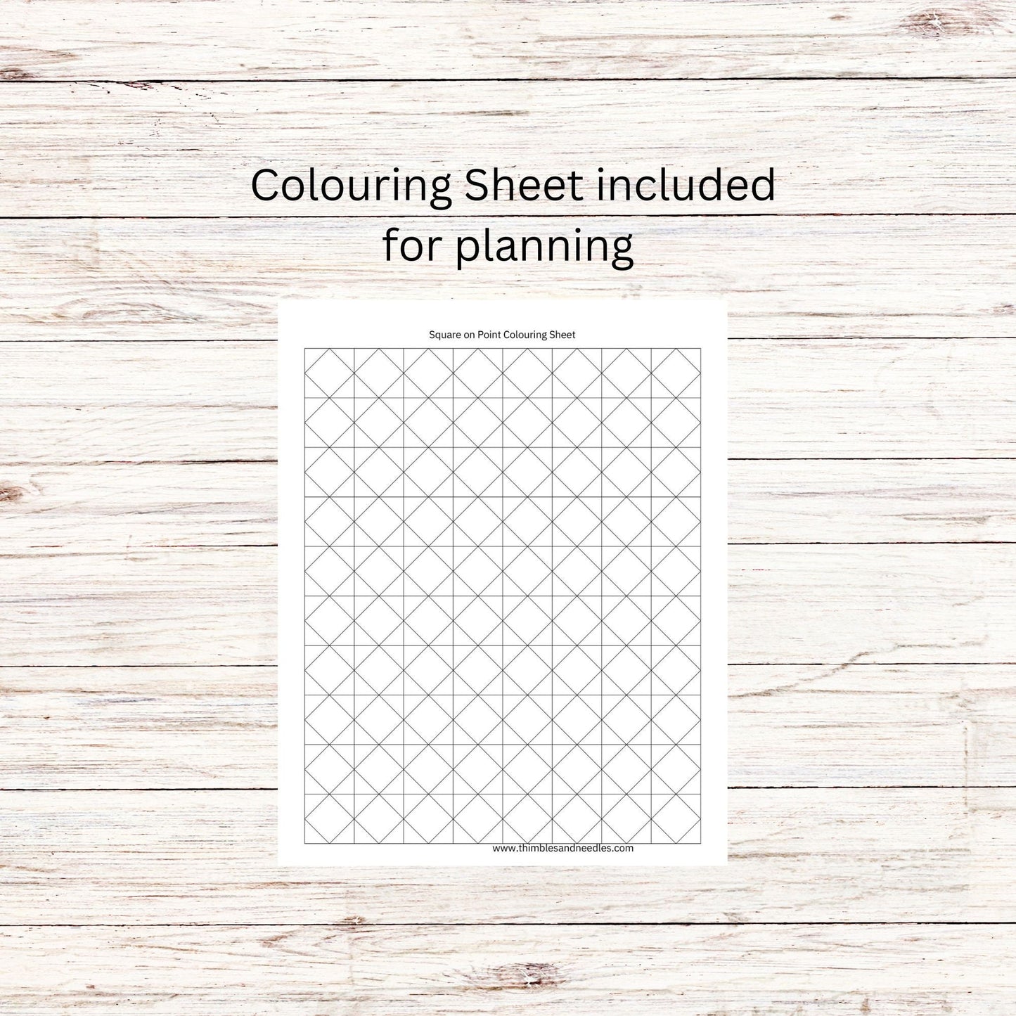 Square on Point FPP Foundation Paper Piecing quilt block pattern Digital Download
