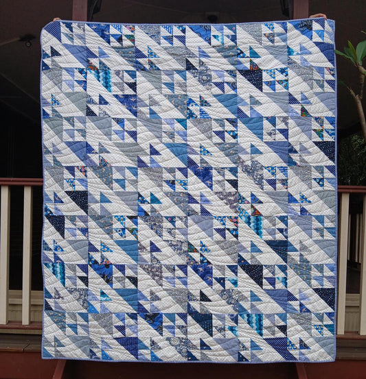 As Day Follows Night Scrap Quilt Pattern PDF Digital Download