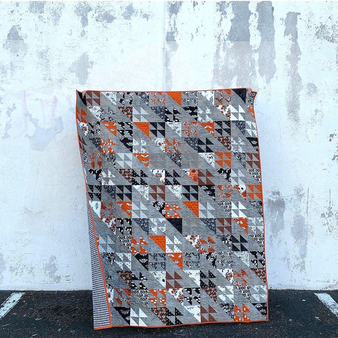 As Day Follows Night Scrap Quilt Pattern PDF Digital Download