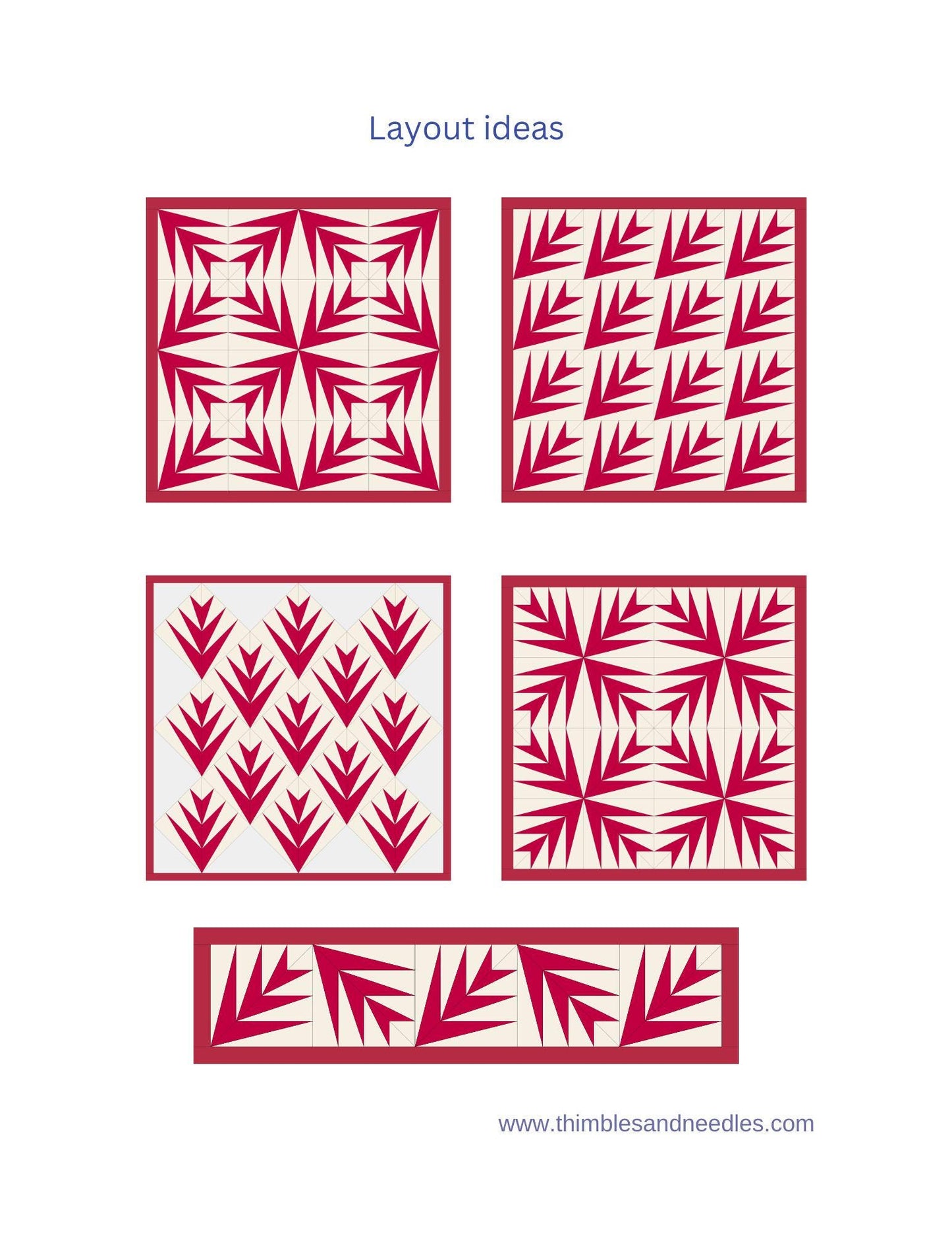 Hosanna Palm Leaf FPP Foundation Paper Piecing quilt block pattern Digital Download