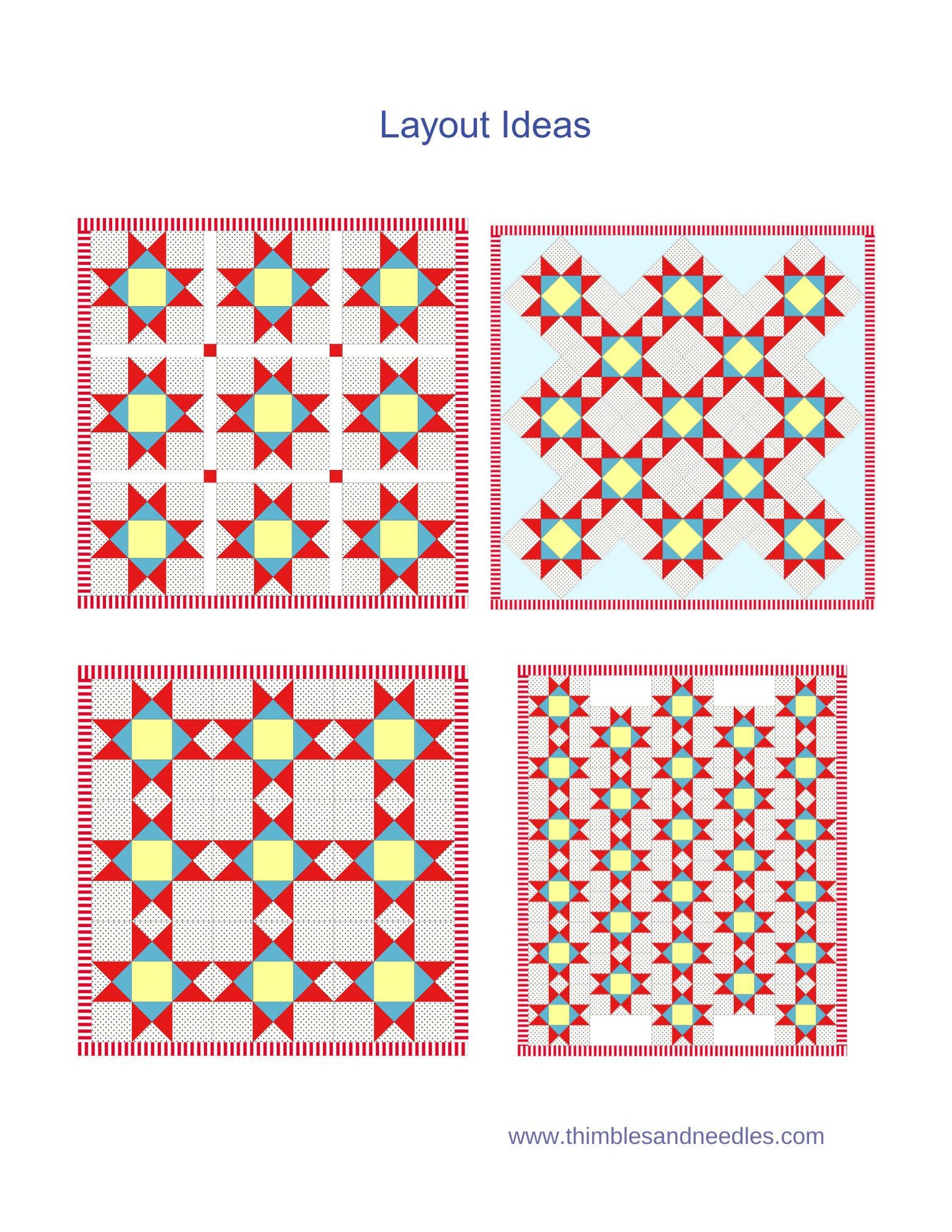 Ohio Star FPP Foundation Paper Piecing quilt block pattern Digital Download