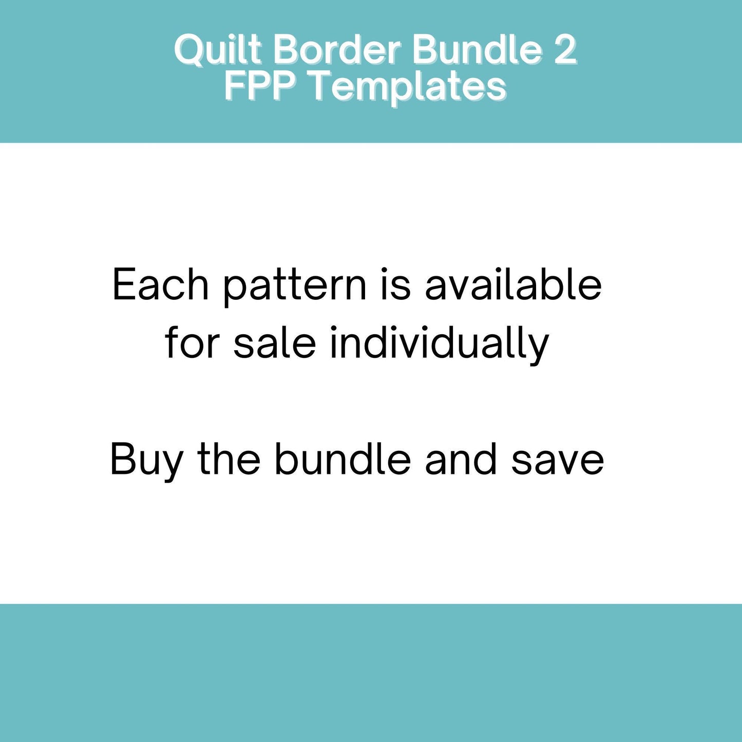 Quilt Border FPP template Bundle 2 Foundation Paper Piecing quilt block pattern Digital Download