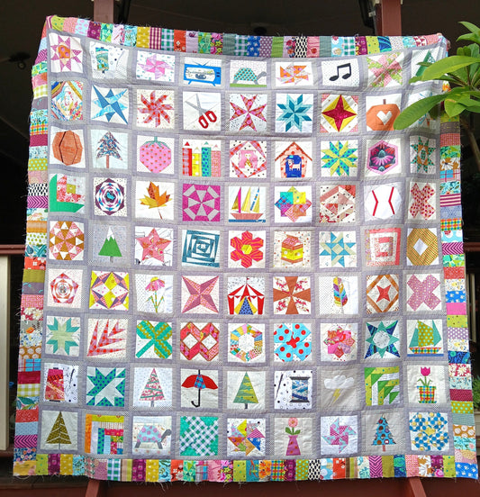 Bears Den Sampler Quilt Layout Tutorial Free Download