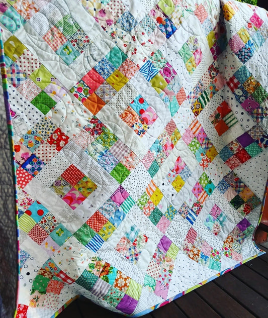 Dominoes  - a finished quilt