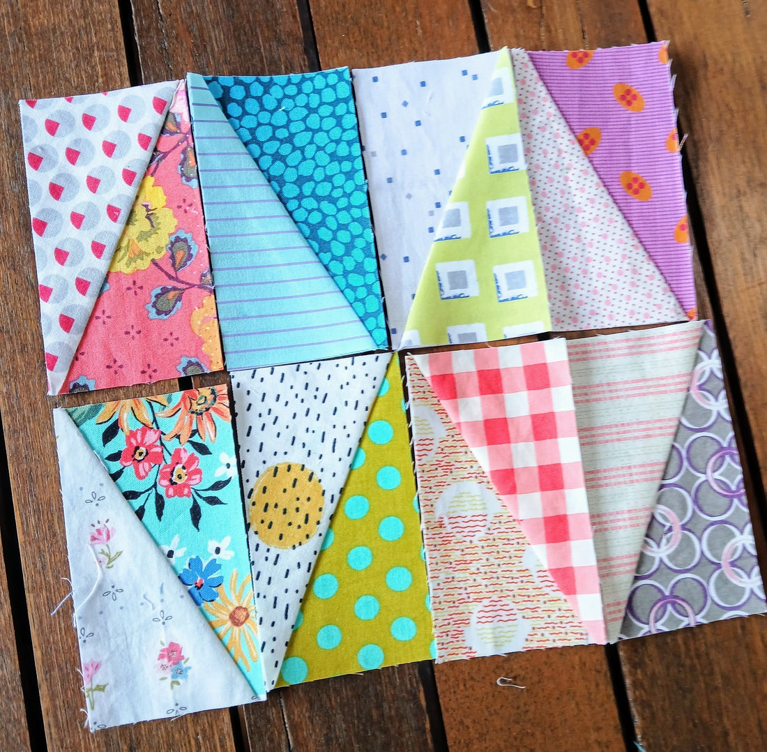 Half Rectangle Triangle Block Designs (HRTs)