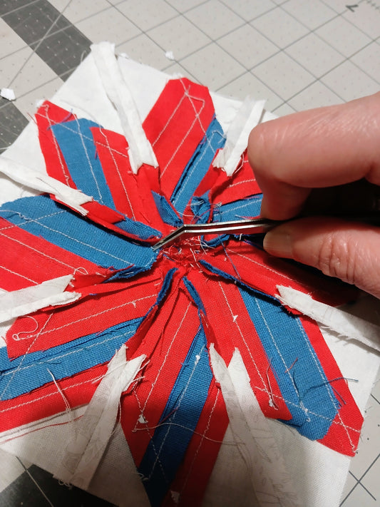 How to Remove Paper from Foundation Paper Piecing