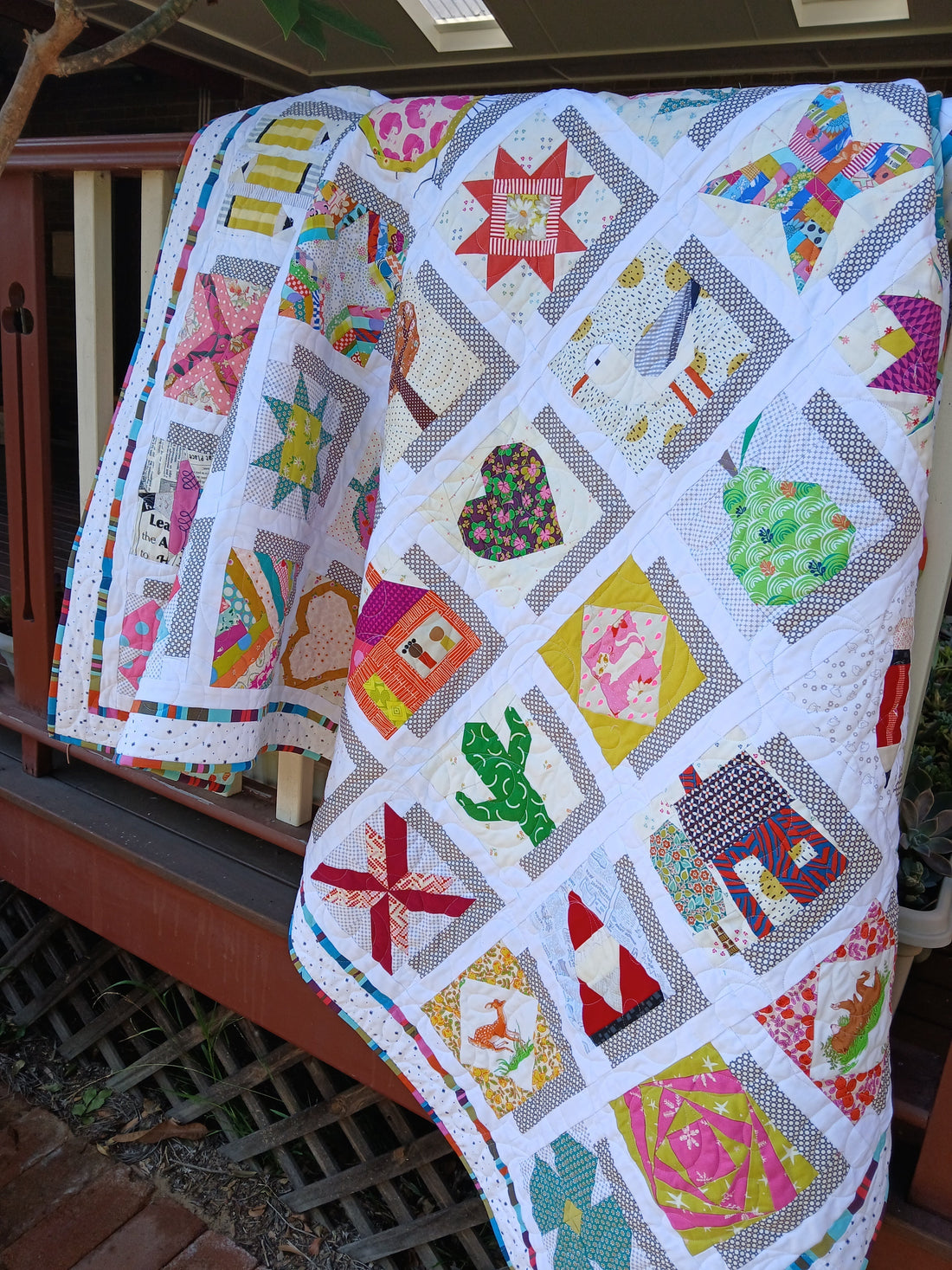 Shadow Box Sampler Quilt