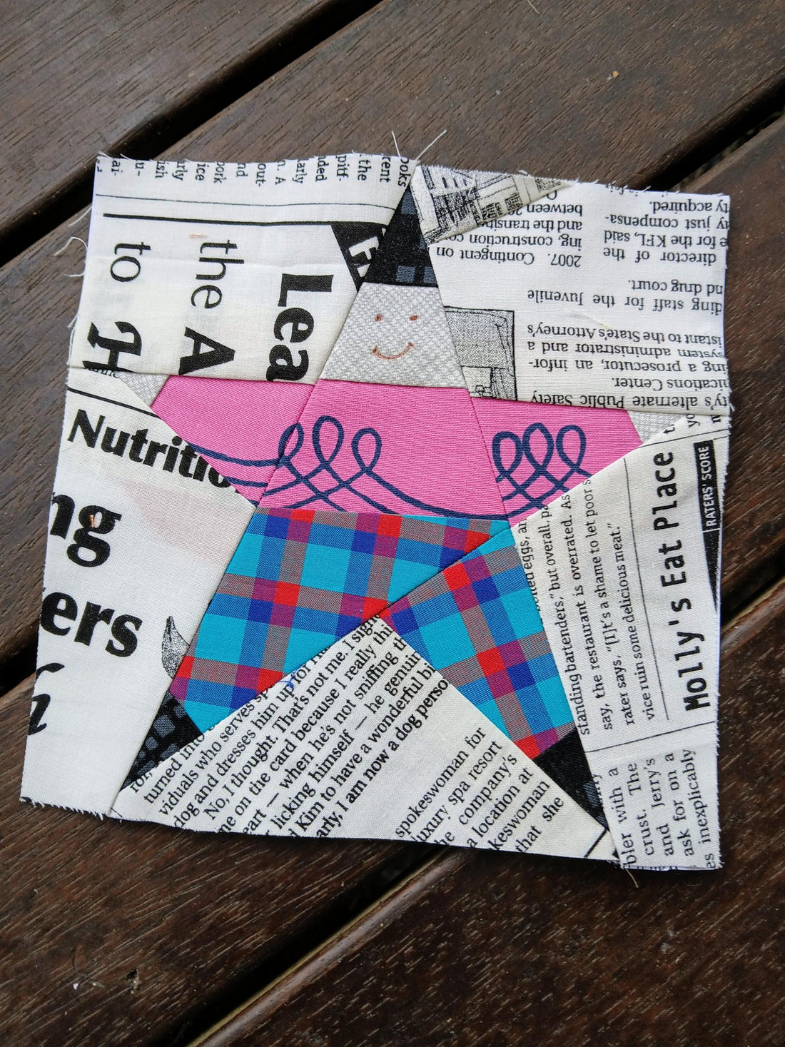 Free Foundation Paper Piecing Pattern - Super Star FPP Pattern
