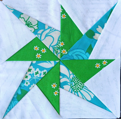 Foundation Paper Pieced Star Sampler 12 inch Blocks