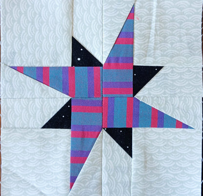 Foundation Paper Pieced Star Sampler 12 inch Blocks