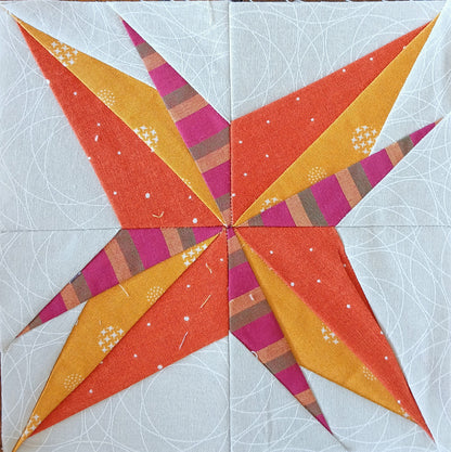 Foundation Paper Pieced Star Sampler 12 inch Blocks