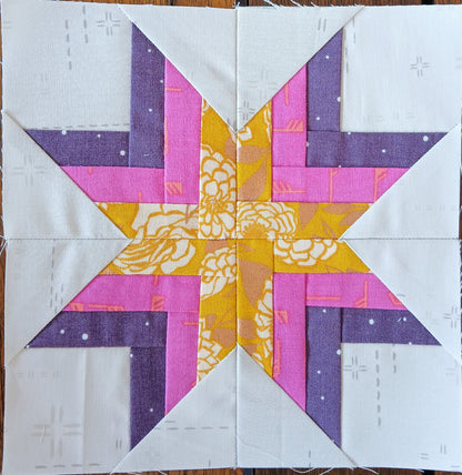 Foundation Paper Pieced Star Sampler 12 inch Blocks