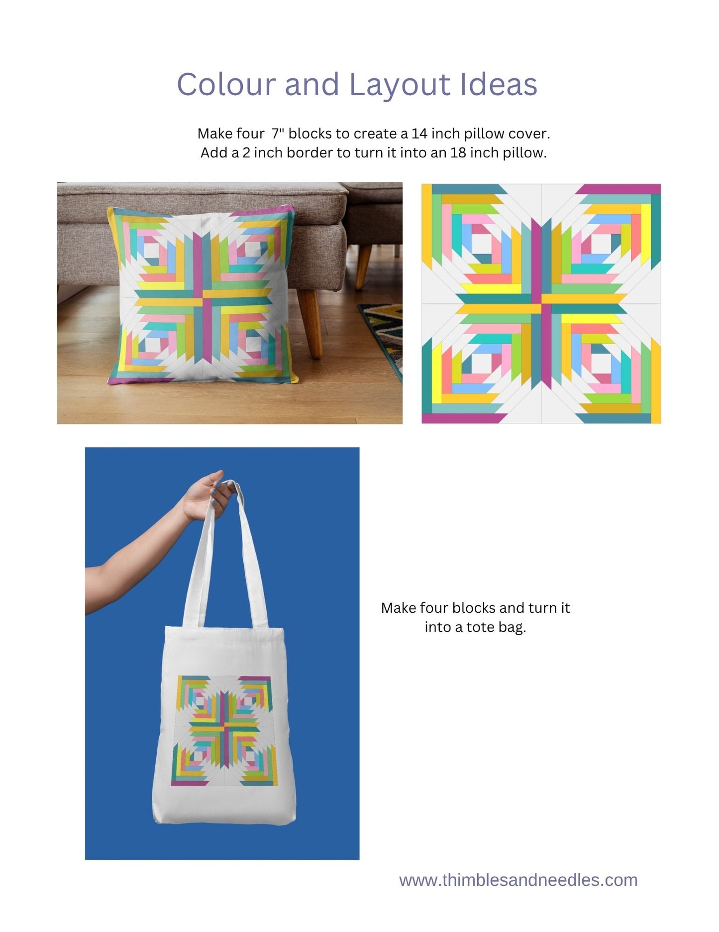 Half Pineapple Foundation Paper Piecing (FPP) Pattern