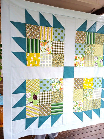 Bear Paw Baby Quilt Pattern PDF