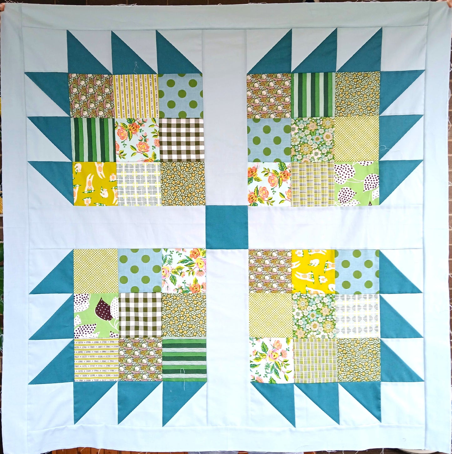Bear Paw Baby Quilt Pattern PDF
