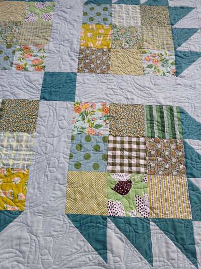 Bear Paw Baby Quilt Pattern PDF