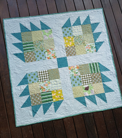 Bear Paw Baby Quilt Pattern PDF