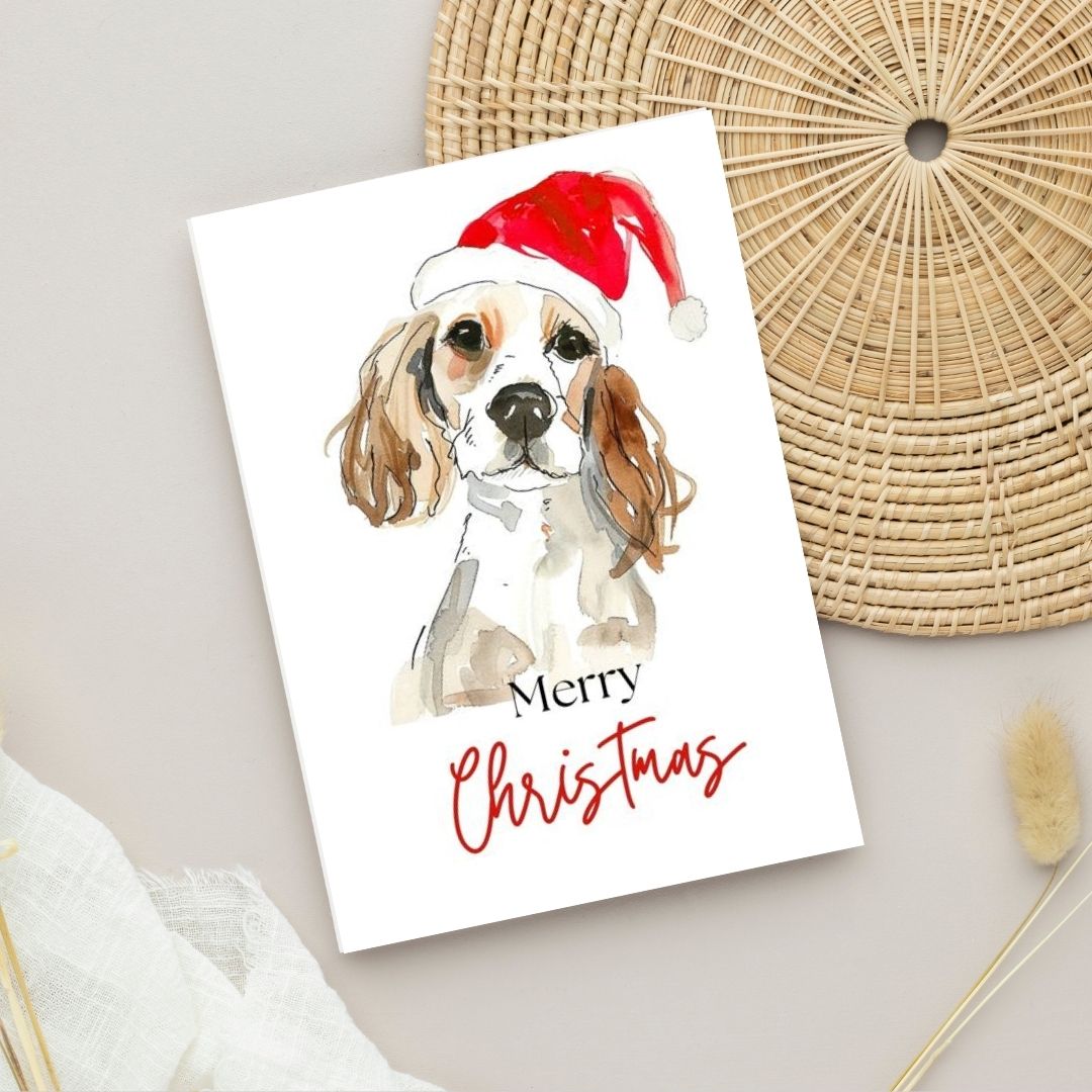 Dog Christmas Cards Printable Bundle 1
