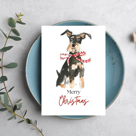 Dog Christmas Cards Printable Bundle 1