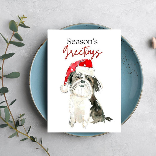 Dog Christmas Cards Printable Bundle 2
