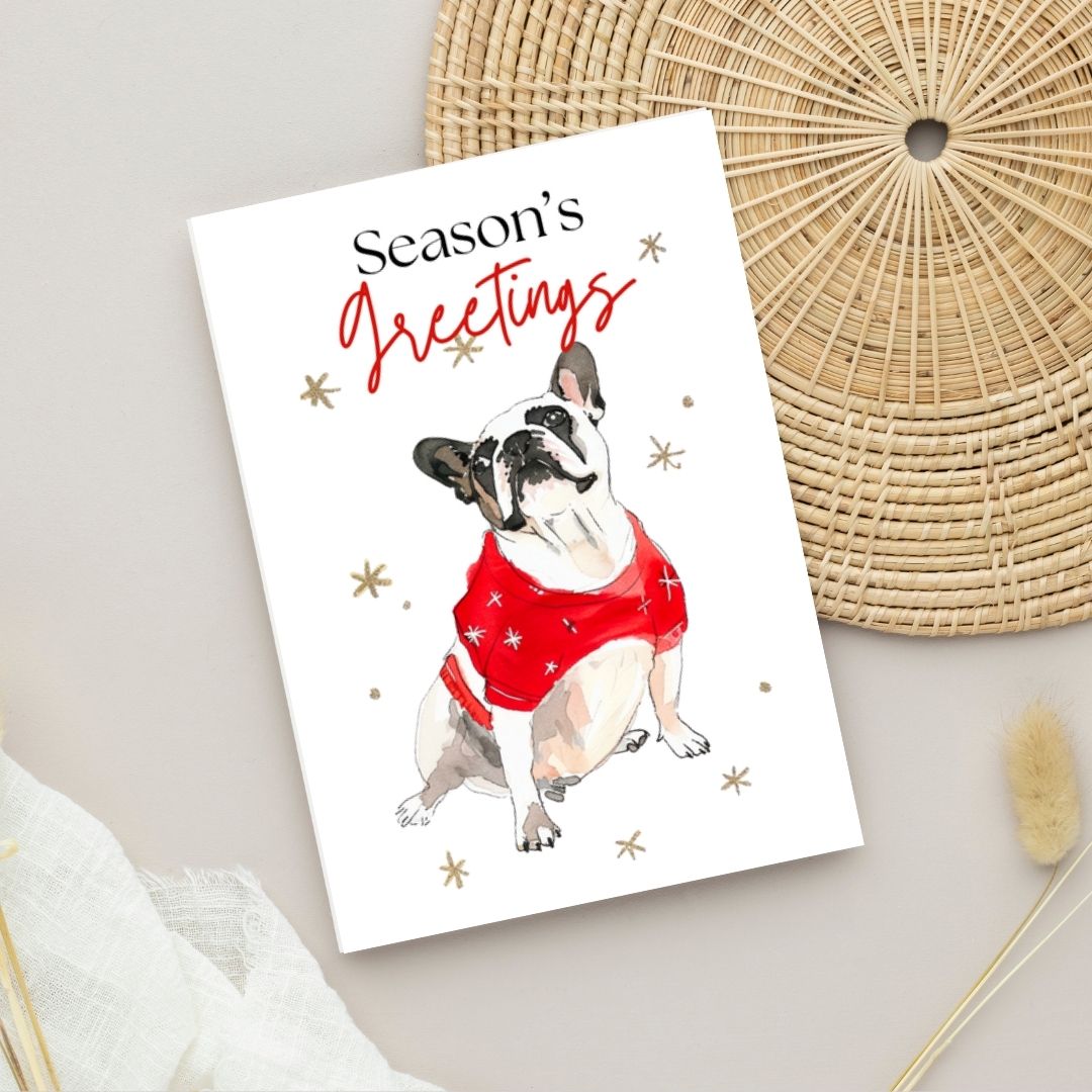 Dog Christmas Cards Printable Bundle 2