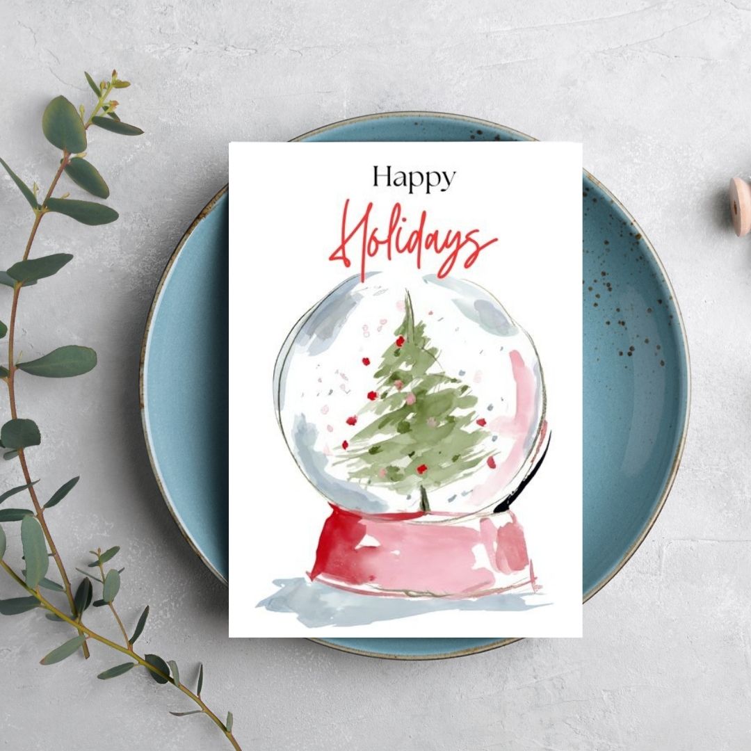 Cozy Christmas Cards Printable