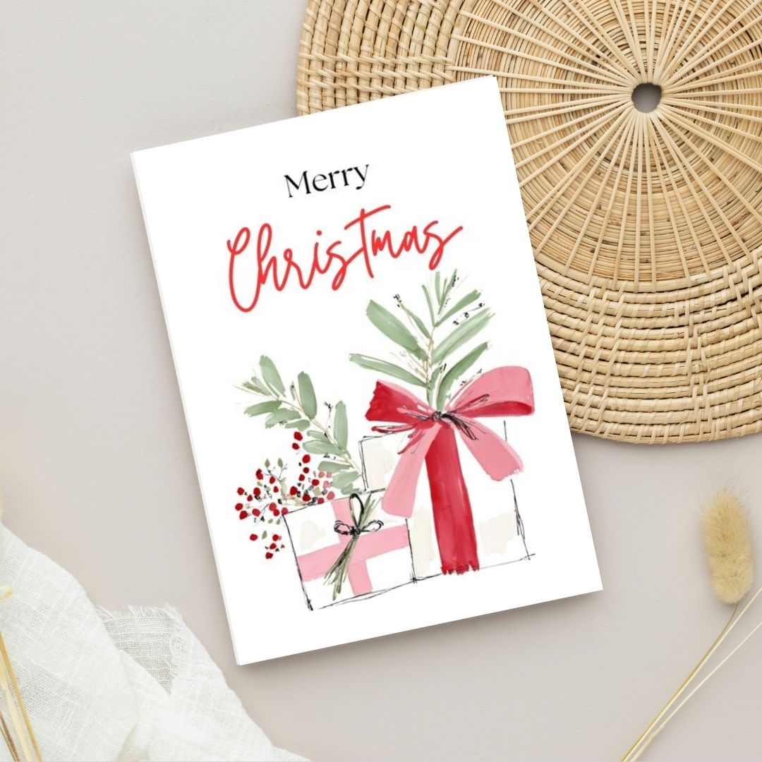 Cozy Christmas Cards Printable
