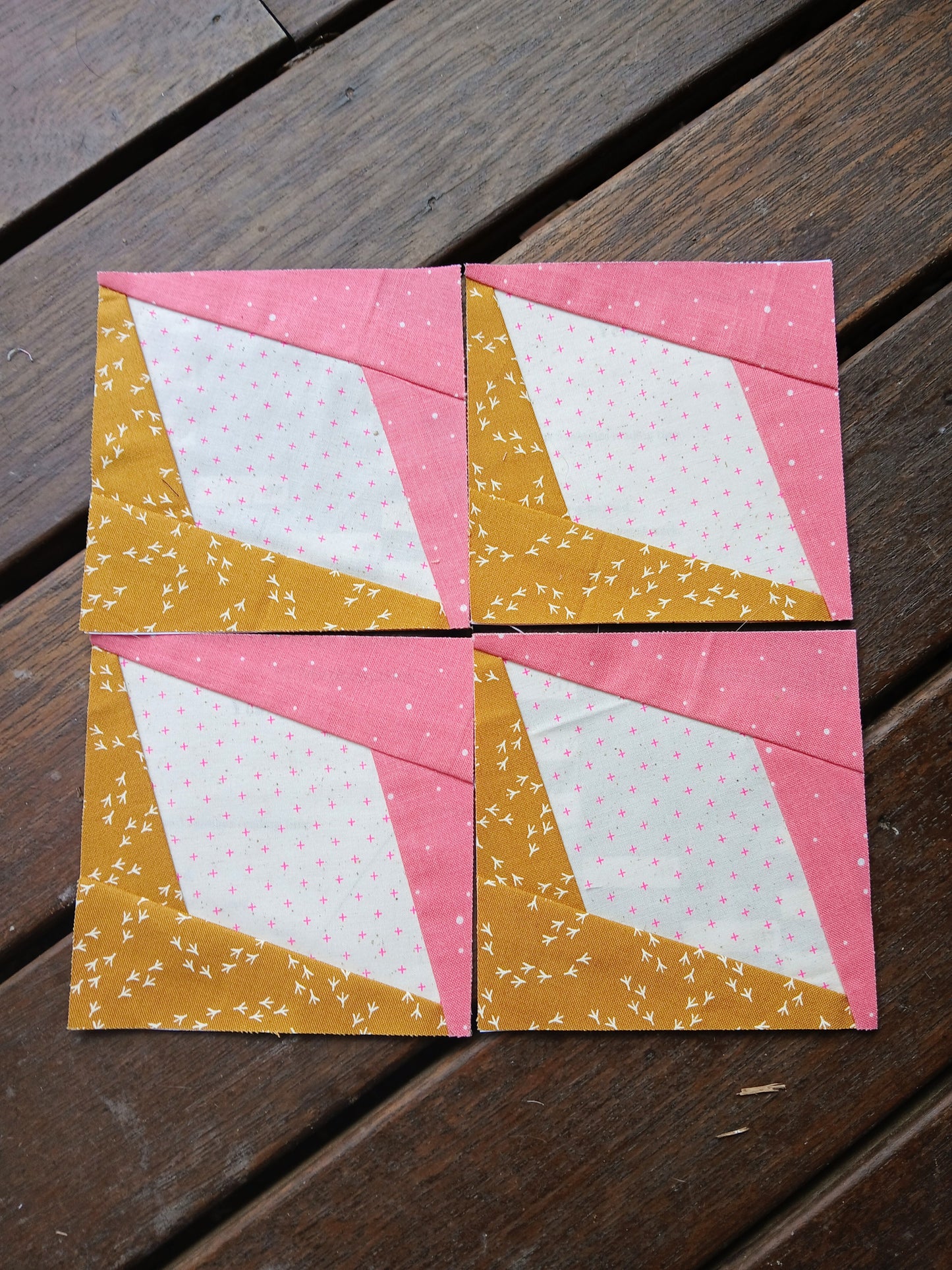 Diagonal Diamond quilt block foundation paper piecing pattern
