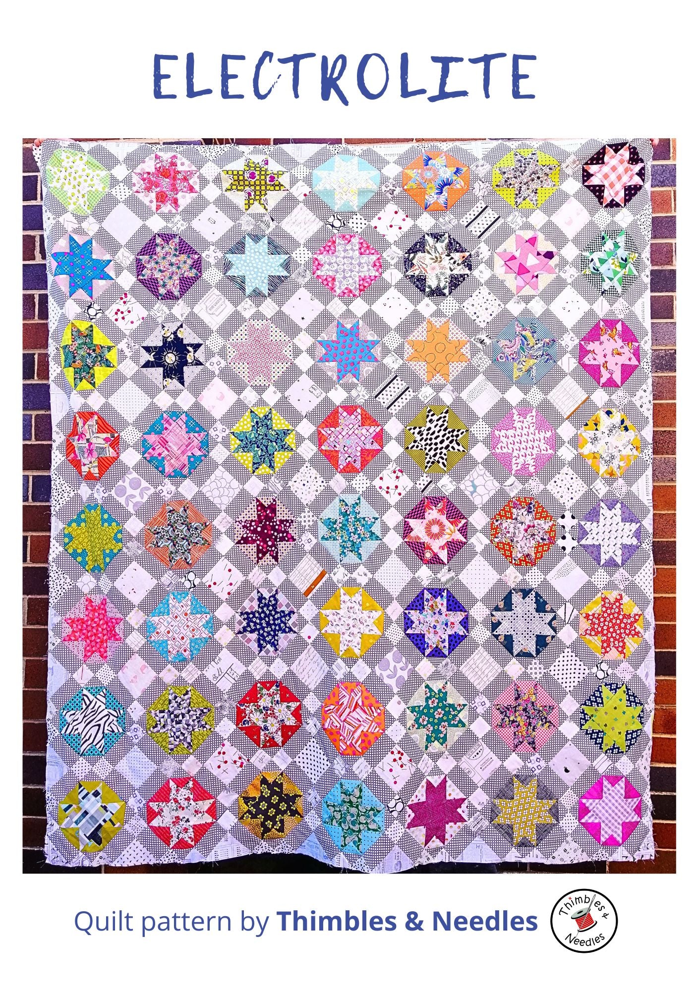 Electrolite Quilt Pattern Printed – Thimbles and Needles