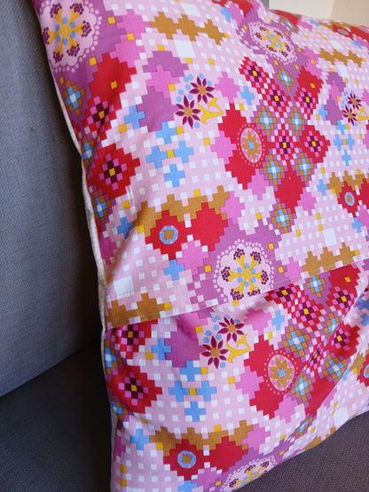 Heart to Heart Patchwork Pillow PDF