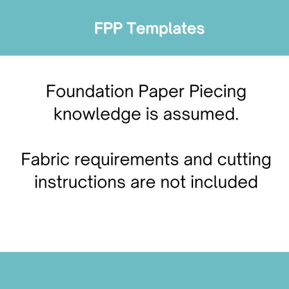 Cracker Foundation Paper Piecing (FPP) Pattern