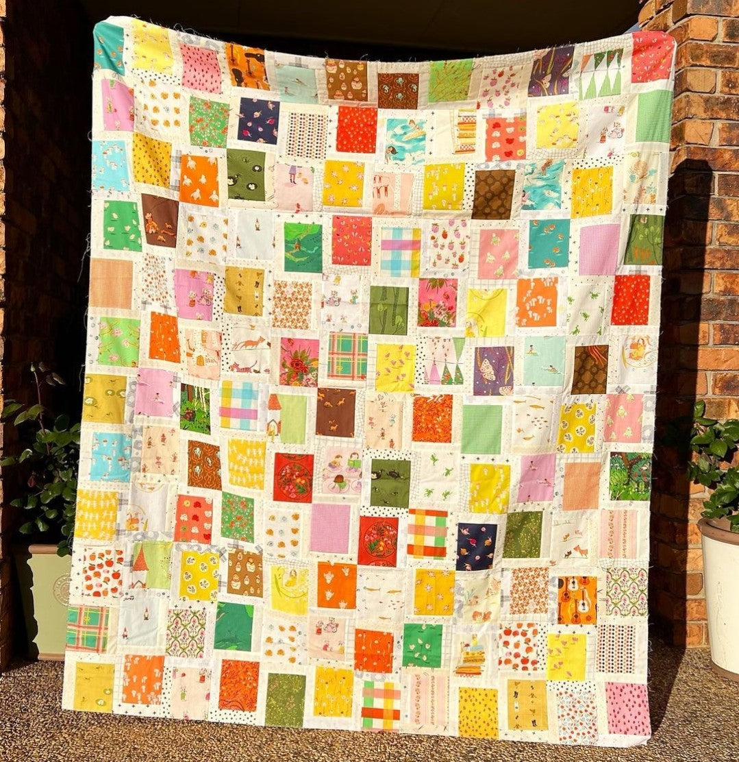 Flicker From View Quilt Pattern Printed