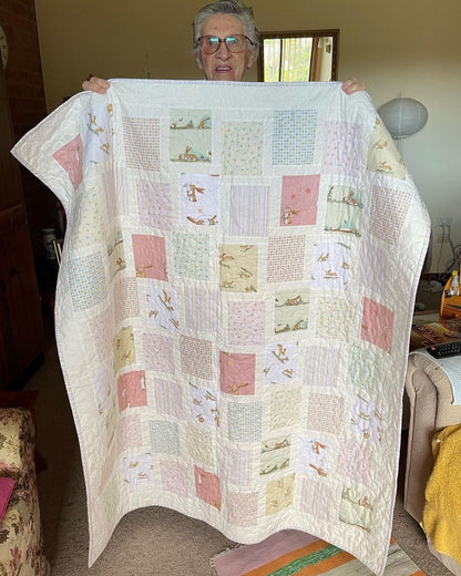 Flicker From View Quilt Pattern Printed