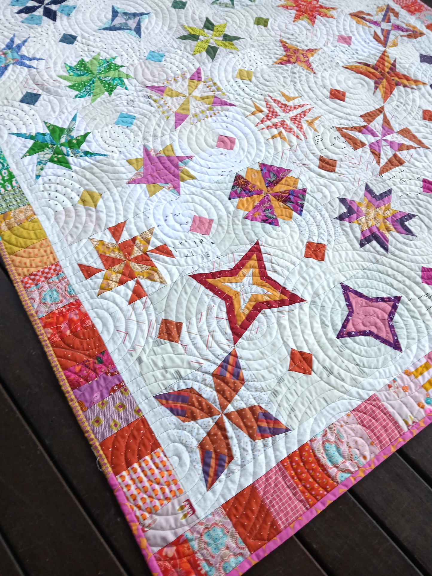 Foundation Paper Pieced Star Sampler Quilt Pattern 6 inch blocks