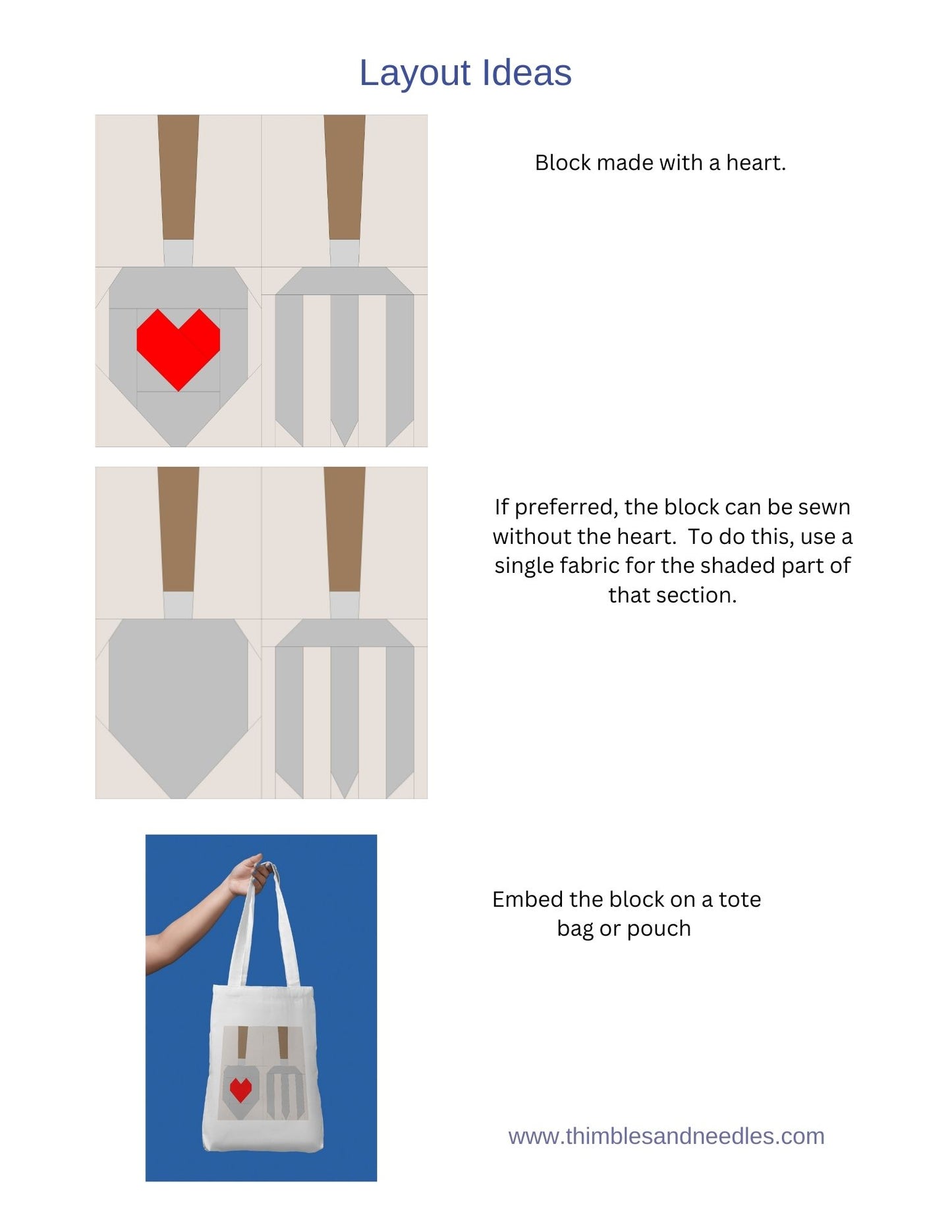 Garden Fork and Trowel Foundation Paper Piecing (FPP) Pattern