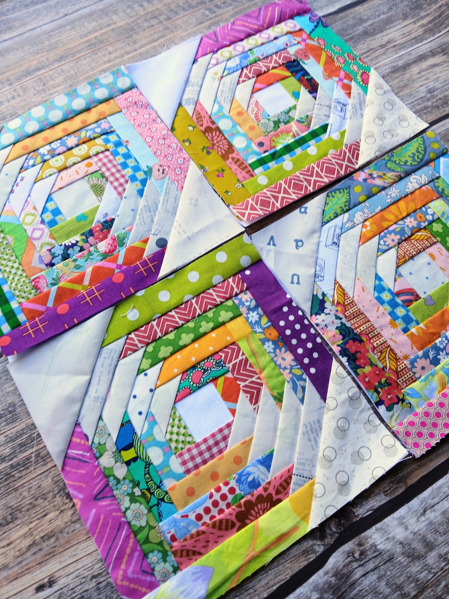 Half Pineapple Foundation Paper Piecing (FPP) Pattern