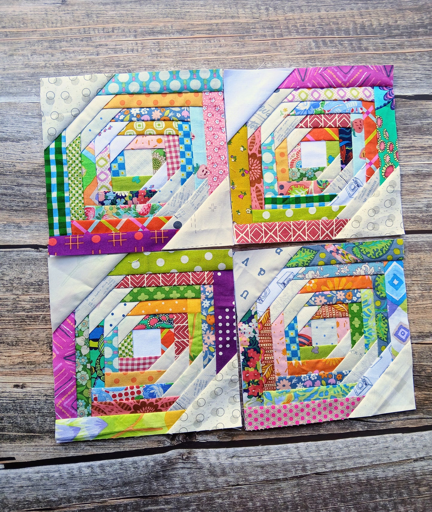 Half Pineapple Foundation Paper Piecing (FPP) Pattern