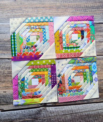 Half Pineapple Foundation Paper Piecing (FPP) Pattern