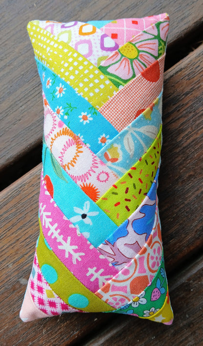 Herringbone Braid pincushion rectangular pincushion