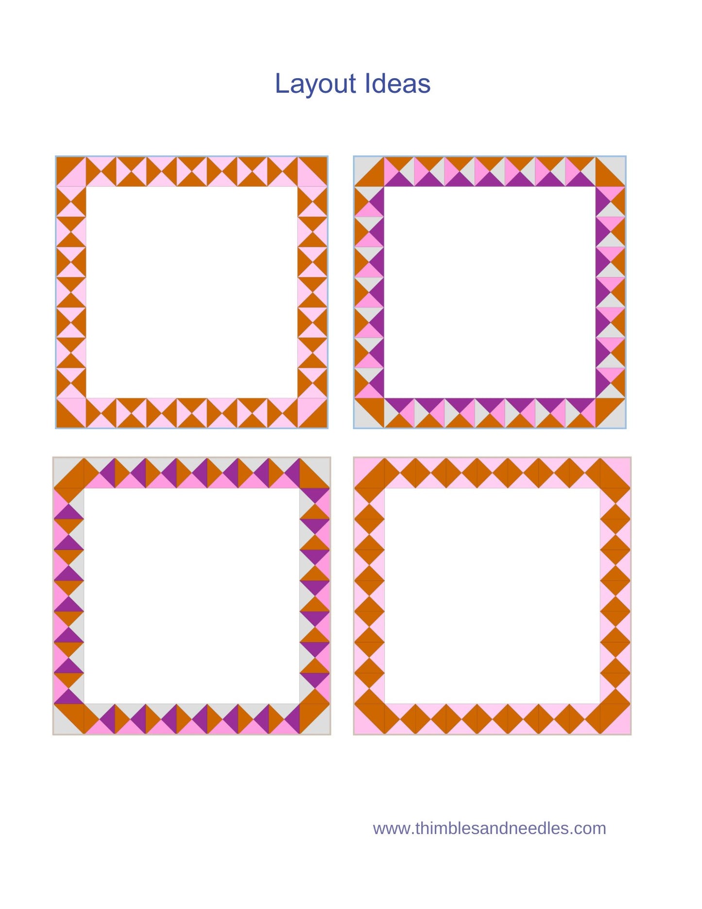 Hourlgass Foundation Paper Piecing (FPP) Pattern