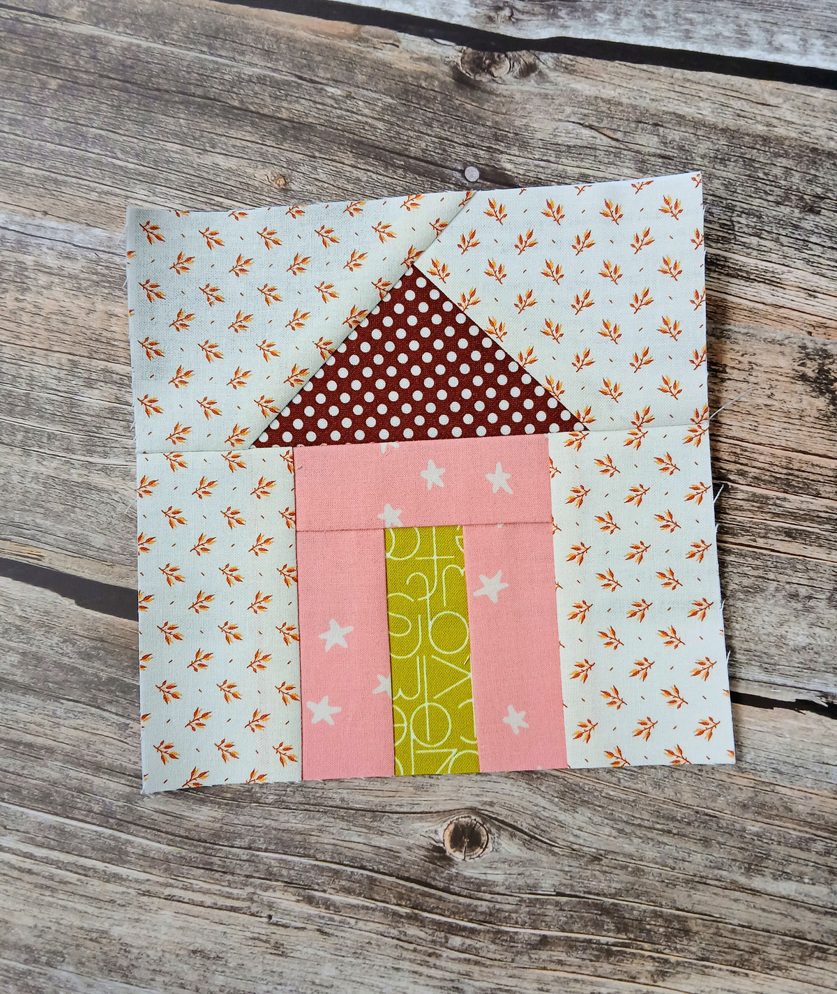 House and Heart Duo Foundation Paper Piecing (FPP) Pattern