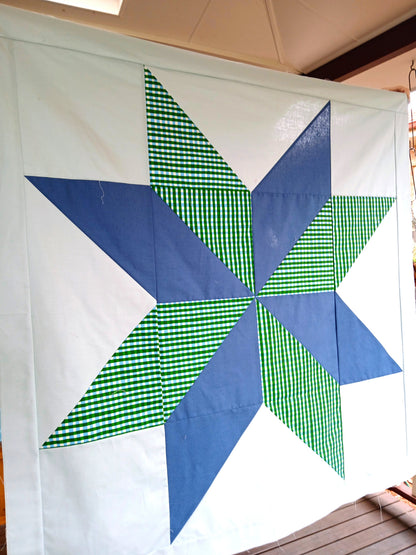 LeMoyne Star Baby Quilt Pattern PDF