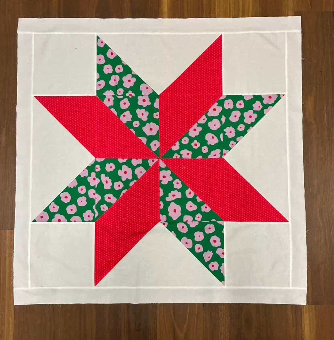 LeMoyne Star Baby Quilt Pattern PDF