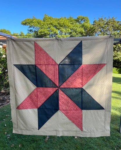 LeMoyne Star Baby Quilt Pattern PDF