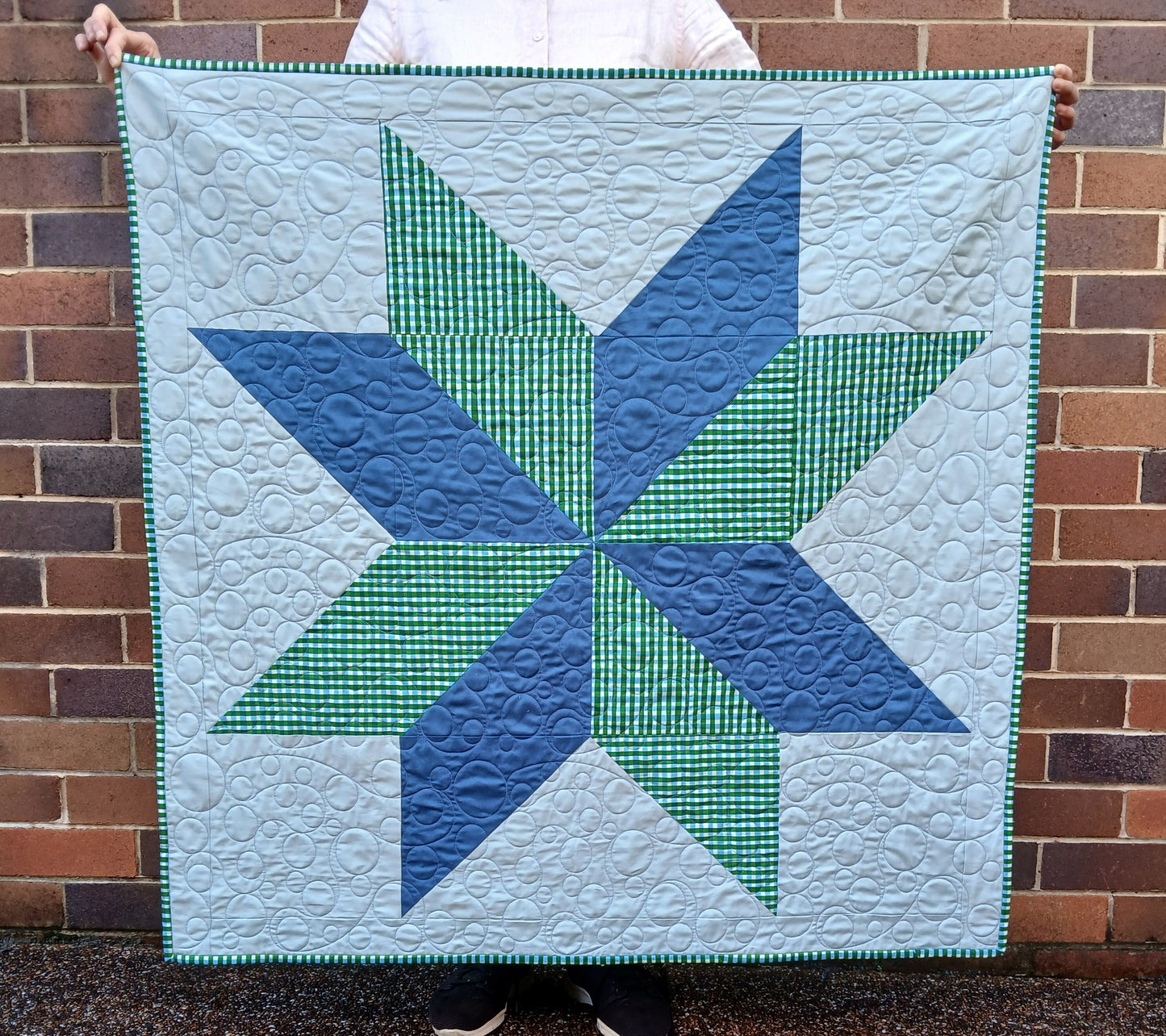 LeMoyne Star Baby Quilt Pattern PDF