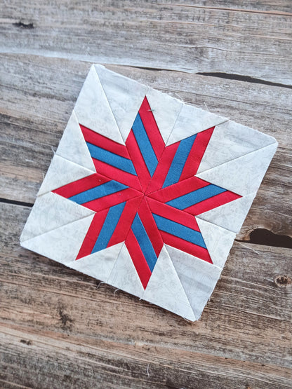 Liberty Star Foundation Paper Piecing (FPP) Pattern